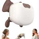 Neck and Shoulder Massager with Heat, 4D Bionic Hands Deep Tissue Heated Massager Simulates Human Palm Massage, 3 Levels & 2 Temperatures, Portable Kneading Massage Machine, Gifts for Man Women