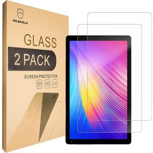 Mr.Shield Screen Protector compatible with FEARWIKY FKYC12, 10.36 Inch [Tempered Glass] [2-PACK] [Japan Glass with 9H Hardness]
