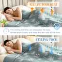 OMERAI Cooling Blankets for Hot Sleepers Breathable Cooling Throw Blanket Lightweight Cooling Summer Blanket for Bed/Travel/Outdoor Coconut Trees Printed Cooling Blankets 50''x70'', Throw Size, Green