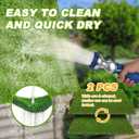 2 Pack 26"x30" Dog Grass Pee Pads, Reusable Artificial Grass Turf Rug for Puppy & Cats, Washable Fake Grass Mat Dog Pee Pad Replacement Outdoor Indoor Potty Training Pads with Drainage Holes