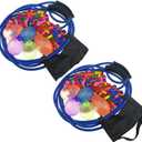 Water Balloons Launcher 500 Yard Toys 3 Person T Shirt Launcher Slingshot Water Ballons, The Heavy Duty Football Potato Launcher Giant Sling shots for Adults