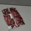 24 Pcs Red Velvet Christmas Ornaments, Rustic Velvet Bows for Christmas Tree, 5x7 Inch Pre-Tied Vintage Xmas Bows for Wreaths, Gifts and Holiday Home Dcor, Ribbon Bows for Garland (3/8")