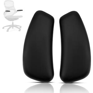 Armrest Pads Replacement for Knoll Generation Chair, only Suitable for high-Performance Swivel Adjustable Direction Generation Chairs, Black1 Pair