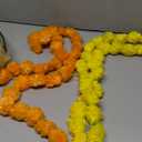 Artificial Marigold Garland, Golden Yellow/ Orange