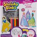Shrinky Dinks Disney Princesses Kit, Includes 15 Shrinky Dinks, Arts and Crafts for Kids, Kids Toys for Ages 5 Up by Just Play