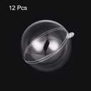 uxcell 12pcs 2-inch(50mm) Clear Plastic Ornaments Ball