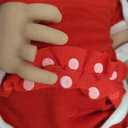 IVITA 14 inch Full Body Silicone Baby Dolls That Look Real, Not Vinyl Dolls, Soft Realistic Newborn Silicone Baby Dolls Gifts for Kids,Birthday Gifts - Girl