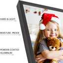 16x24 Inch Poster Frame, Plexiglass, Set of 2, Black Snap Frames, Front-loading Frame, Coating Aluminum Profile, Display Horizontally & Vertically