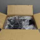 200ft(100*2) Outdoor G40 LED Globe String Lights Dimmable Waterproof Shatterproof Light Strings with 103 Bulbs Connectable Commercial Hanging Lights for Christmas Patio House Backyard Balcony Party (200FT-Warm White, Black)