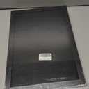 2PCS Black Bulletin Boards Cork Board with Felt, 15"x11" Small Display Pin Board Vision Board for Walls, Jewelry, Notes, Collection, Photos, Office, Wood Framed(Black) & Felt(Black), 2p