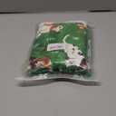 Festive green fabric featuring cute dogs in a holiday theme. Perfect as curtains, a throw blanket, or DIY holiday projects. Soft, lightweight, and machine washable.”