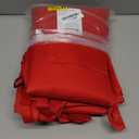 Syntus 12 Pack Bib Apron, Unisex Aprons Adjustable Waterdrop Resistant with 2 Pockets Cooking Kitchen Apron for Chef, BBQ Drawing Apron Bulk, Red