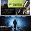 Go Green Power Inc. GoGreen Power (GG-Hercules) Hercules COB LED Worklight, Magnetic Base and Premium Swivel Hook, USB Rechargeable, 300 Lumens