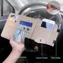 Right Side Sun Visor Fits for 2006-2011 Civic Light Gray with Storage Bag Fits 83280-SNA-A01ZA 83230-SNA-A01ZC