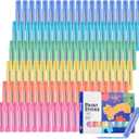 Gilprop 20 Sets Tempera Paint Sticks 120 Pcs 6 Colors Washable Quick Drying Art Solid Tempera Paint Stick Bulk Crafts Supplies(Macaron)