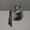 2-in-1 Black Toilet Brush and Plunger Set with Holder  Compact Bathroom Cleaning Combo, Strong Rubber Plunger & Stiff Bristle Brush, Space-Saving Stand, Fits Most Standard Toilets, 9.36.315.2 inch