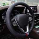 Car Steering Wheel Cover for BMW X3 X5 X7 3 5 Series 328i 528i 535i 530i 540i 320i 330i 325i X1 X2 X4 X6 1 2 4 6 7 8 Series e90 e60 f30 Accessories, 2026 Leather Black (Red Blue)