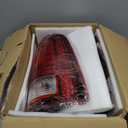 LED Tail Lights Assembly Compatible with 2013-2018 Dodge Ram 1500 2500 3500 Sport, Rear Light Taillights Replacement # 68093081AB 68093081AC (Black Border)