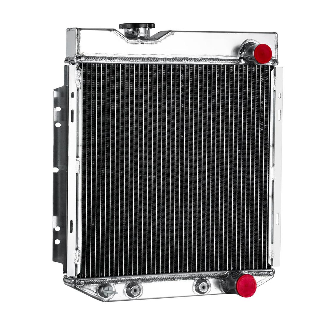 3-Row Aluminum Radiator Replacement for 1963-1966 Ford Mustang Falcon Mercury Comet 2.8L 3.3L 4.3L 4.7L V8, High Performance Car Cooling Radiator Radiator for Car