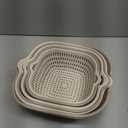 Washing Vegetable Baskets in The Kitchen Fruit Baskets Multi-layer Stackable Vegetable Sinks, Strainer and Washing Fruits and Vegetables Kitchen Colander Set