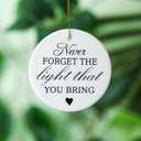 2 x Thank You Ceramic Ornament  Appreciation Gifts for Women, Men, Teachers, Nurses, Coworkers, Bosses  Retirement, Farewell, Birthday, Christmas Keepsake