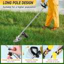 Cordless Weed Trimmer for Dewalt Max Battery,150cm/59in Brushless Electric Weed Wacker for Lawn, Yard, Garden, (Tool only)