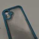 Diaclara Designed for iPhone 16 Case, Full Body Rugged Case with Built-in Touch Sensitive Anti-Scratch Screen Protector, Upgraded [Full Camera Protection] for iPhone 16 6.1" (Teal) (Green)