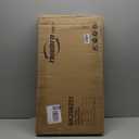 HOOBRO Folding TV Tray Tables, Set of 2 Side Tables for Small Space, Industrial Snack Desk for Eating at Couch, Stable Metal Frame, Easy Assembly, Space Saving, Black BK25BZ01