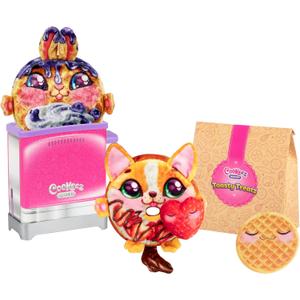 Toasty Treatz Toaster with Scented Plush - 2 Pack; Make A Soft and Squishy Surprise Plush Friend. Pop-in-Bread and See A Surprise Plush Pop Up!