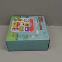 INNOSKY Toddler Montessori Toy Busy Board for 1-2 Year Old Boys Girls Gift, Baby Toy 12-18 Months, Musical Learning Educational Toys for 1 Year Old, 1st Birthday Baby Boy Girl Gifts (Orange)