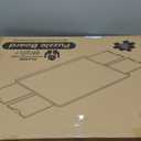 WELGEE 1500 Pieces 2-in-1 Tilting & Rotating Puzzle Board with Drawers and Cover, 35"x27" Portable Spinning Plastic Jigsaw Puzzle Table for Adults, Upgraded Lazy Susan