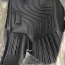 Falafa Floor Mats for 2022-2025 Jeep Grand Cherokee 5 Seats (Include 4xe, Not for WK or L), All Weather TPE Heavy Duty Floor Liners, 1st and 2nd Row Grand Cherokee Accessories Trunk Car Mats, Black