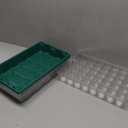 MIXC Seedling Trays Seed Starter Tray, 5-Pack Mini Propagator Plant Greenhouse Grow Kit with Humidity Vented Domes and Base for Seeds' Starting (40 Cells Per Tray, Total 200 Cells), Green