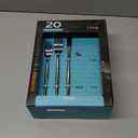 Towle Living Forged Shea 20-Piece Stainless Steel Flatware Set, Service for 4, Heavyweight Modern Design, Rust Resistant Kitchen Utensils, Mirror Polish Finish