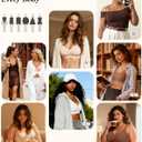 Women Wireless Jelly Bras Seamless Comfort Push Up No Underwire Support Bralette Full Coverage Everyday Bra (M)