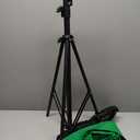 Green Screen Backdrop with Stand, 8x7.2ft Portable Greenscreen Background with Stand, T-Shape Green Screen Stand kit with 6 Spring Clamps, Sandbag, Carry Bag for Zoom, Video