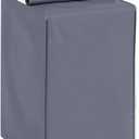 HYVAKUPPA 1Pack Washer and Dryer Covers Outdoor Washing Machine Cover for Top and Front Load 420D PU Waterproof Laundry Dryer Cover with Zipper and Storage Bag, W29”x D28”x H43” (Grey)