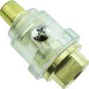 TAODAN 1/4 Inch NPT Automatic Mini In Line Oiler Air Compressor Oil Lubricator for Universal Air Tool Inlet Connector