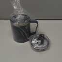 WETOWETO 14 oz Coffee Mug, Vacuum Insulated Camping Mug with Lid, Double Wall Stainless Steel Travel Tumbler Cup, Thermal Coffee Mug, Powder Coated Navy Blue