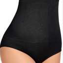 Vaslanda Tummy Control Shapewear Panties for Women High Waisted Body Shaper Underwear Girdle Panty Seamless Shapewear S