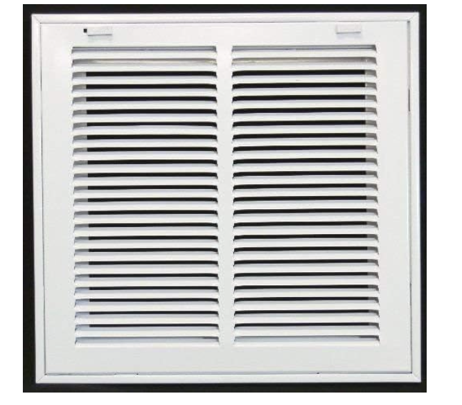 HVAC Premium 14 x 16 Duct Opening Steel Return Air Filter Grille, for 1-inch Filter, Removable Door, Flat Stamped HVAC Vent Cover Grille, Outer Dimensions 16.5 x 18.5