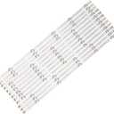 12pcs LED Backlight Strips Replacement Set for 65" TV 65UJ6300 65UJ6300-UA 65UJ6200-UA 65UJ630V EAV63673007 65UJ63_UHD_A B C D