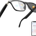 AI Translation Glasses, Support 169 Languages Real-Time Translation Powered By APP, Open-Ear Sound Mic & Speakers, Color-Change Lens Translator with Noise Reduction, AI Smart Glasses for Men & Women