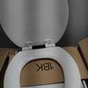 Kohler K25883-0 Triko Elongated Closed-Front Toilet Seat and Lid with Quiet-Close Technology White
