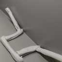 10" Rise 1.25" 1-1/4 Diameter Chizeled Fat Ape Handlebar For 1996-2018 Harley Softail Dyna Sportster Touring Road+Glide Road+King Chrome