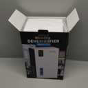 NineSky Dehumidifier,98 OZ Dehumidifiers for Home,(1100 sq.ft) Dehumidifiers for Basement Bathroom Bedroom with Auto Shut Off, Switchable 7 Colors Light (White)