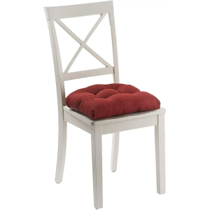 Gripper Non-Slip 15" x 15" Venus Tufted Universal Chair Cushions, Set of 2