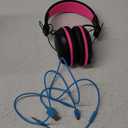 JLab JBuddies Pro Wireless Over-Ear Kids Headphones, 35+ Hour Battery Life, Built-in Volume Regulators for Safety, Share Mode, Folding, Adjustable, Noise Isolation, with Mic, Pink