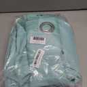 NICETOWN Aqua Blue Room Darkening Curtains for Kitchen, Window Treatment Thermal Insulated Solid Grommet Curtains/Drapes Bedroom (Set of 2, 42 inches Wide by 63 Long)