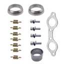 Exhaust Flange Gasket Spring Rebuild Kit Fit for Polaris Ranger RZR 800 EFI 2008-2010 Sportsman Ranger 700 800 900 OEM#3610047 5811511 7041804 7041687 5257254,Polaris Ranger 800 Exhaust Gasket